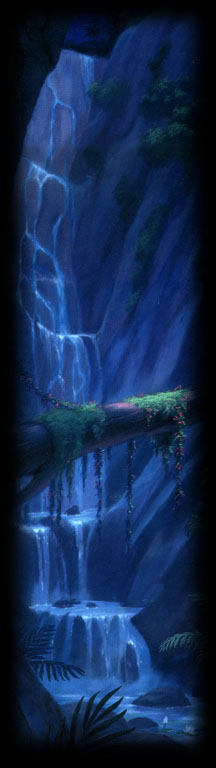 Blue Waterfall